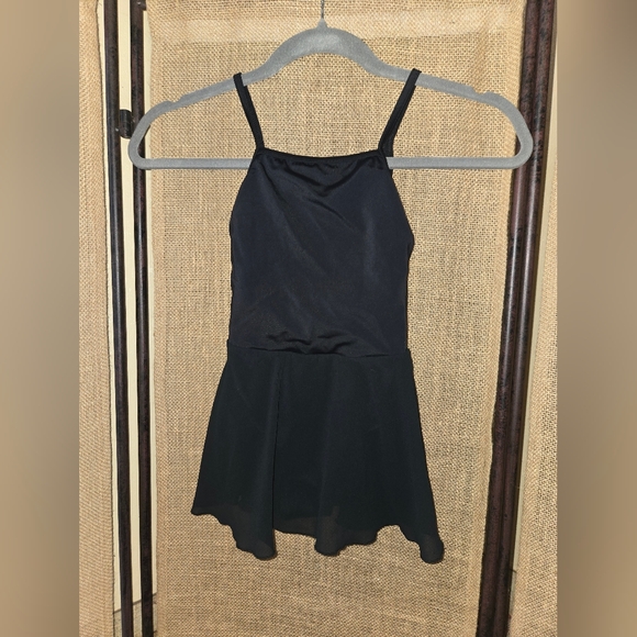 balera Other - Girl's Balera Leotard Tutu Dance Ballet Tap Jazz Skirt Attached Bow Back Sz SC
